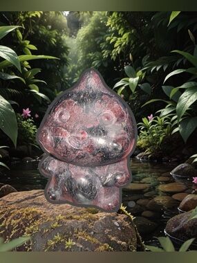 Arfvedsonite Garnet Crystal Dinosaur